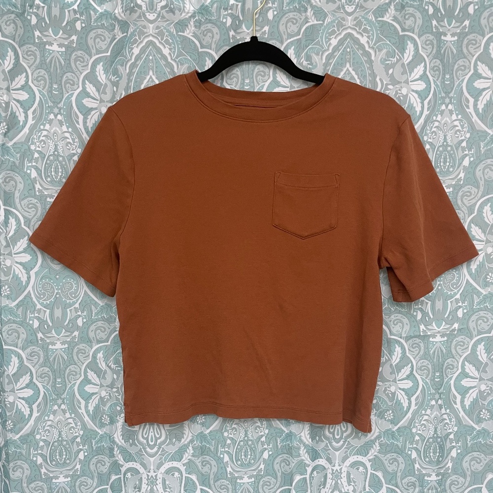 Bundle of 2 Women's A New Day Short Sleeve T-Shirts Brown & Black - Small